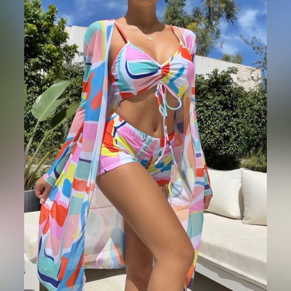 Colorful bikini